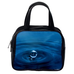 Water Drop Classic Handbag (one Side) by dogland