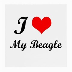 I Love My Beagle Glasses Cloth (medium)