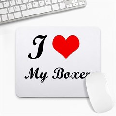 I Love My Beagle Large Mousepad by free