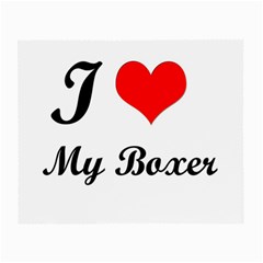 I Love My Beagle Glasses Cloth (small, Two Sides) by free