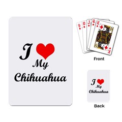 I Love My Beagle Playing Cards Single Design by free