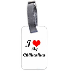 I Love My Beagle Luggage Tag (one Side) by free