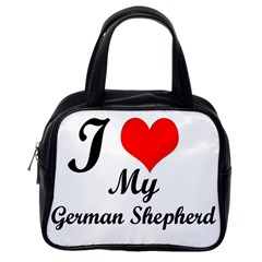 I Love My Beagle Classic Handbag (one Side) by free