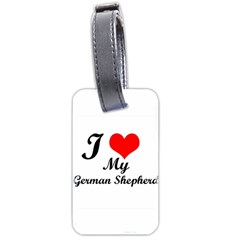 I Love My Beagle Luggage Tag (two Sides) by free