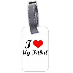 I Love My Beagle Luggage Tag (two Sides) by free