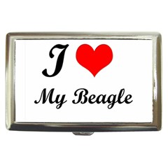 I Love My Beagle Cigarette Money Case