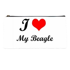 I Love My Beagle Pencil Case