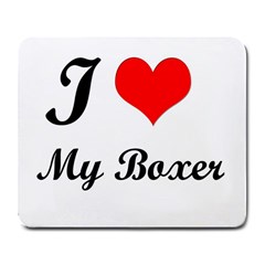 I Love My Beagle Large Mousepad