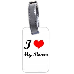 I Love My Beagle Luggage Tag (two Sides) by premium