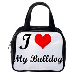 I Love My Beagle Classic Handbag (one Side)