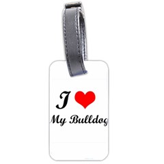 I Love My Beagle Luggage Tag (two Sides) by vipstores