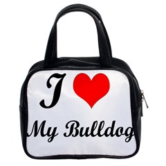 I Love My Beagle Classic Handbag (two Sides)