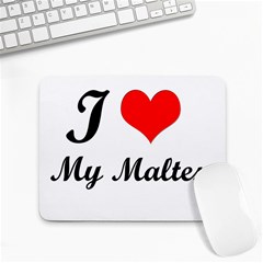 I Love My Beagle Small Mousepad