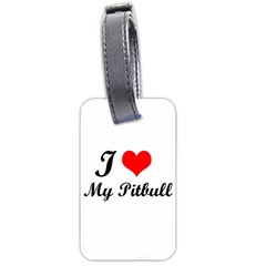 I Love My Beagle Luggage Tag (one Side) by vipstores