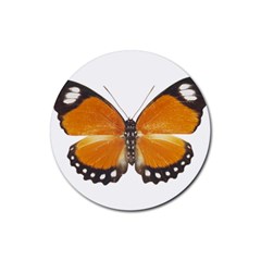 Butterfly Insect 4 Pack Rubber Drinks Coaster (round) by CowCowDemo