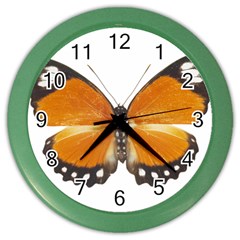 Butterfly Insect Colored Wall Clock by CowCowDemo