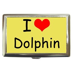 I Love Dolphin Cigarette Box by CowCowDemo