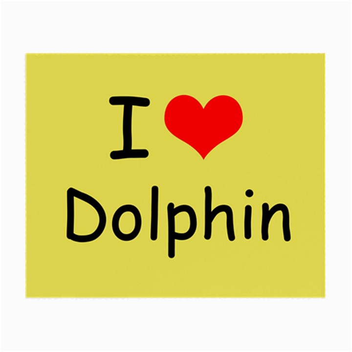 I Love Dolphin Glasses Cleaning Cloth