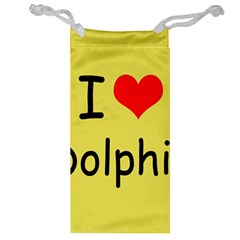 I Love Dolphin Glasses Pouch