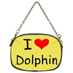 I Love Dolphin Single-sided Evening Purse Front