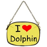 I Love Dolphin Twin-sided Evening Purse Front