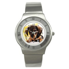 Dog3 Stainless Steel Watch