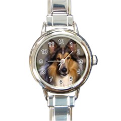 Dog4 Round Italian Charm Watch