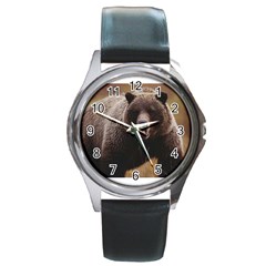 Bear2 Round Metal Watch by designergaze