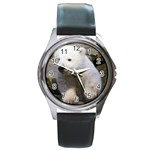 Bear3 Round Metal Watch Front