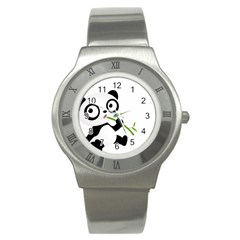 Panda3 Stainless Steel Watch