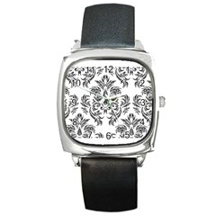 Pattern1 Square Metal Watch