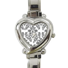 Pattern1 Heart Italian Charm Watch