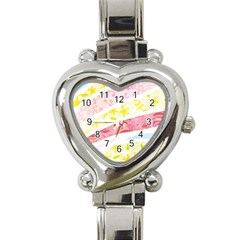 Pattern4 Heart Italian Charm Watch