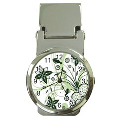 Flower1 Money Clip Watch