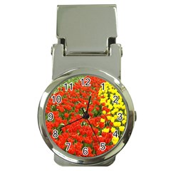 Flower1 Money Clip Watch