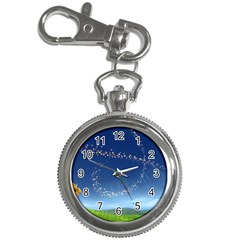 Flower3 Key Chain Watch