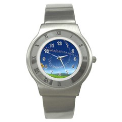 Flower3 Stainless Steel Watch