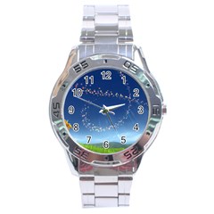 Flower3 Stainless Steel Analogue Men’s Watch