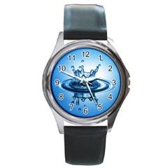 Water1 Round Metal Watch