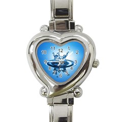 Water1 Heart Italian Charm Watch