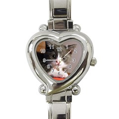 Cat1 Heart Italian Charm Watch