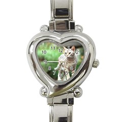 Cat2 Heart Italian Charm Watch