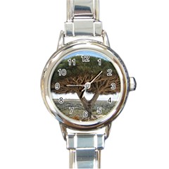 Tree2 Round Italian Charm Watch