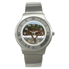 Tree2 Stainless Steel Watch by designergaze