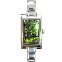 Land4 Rectangular Italian Charm Watch