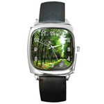 Land4 Square Metal Watch Front