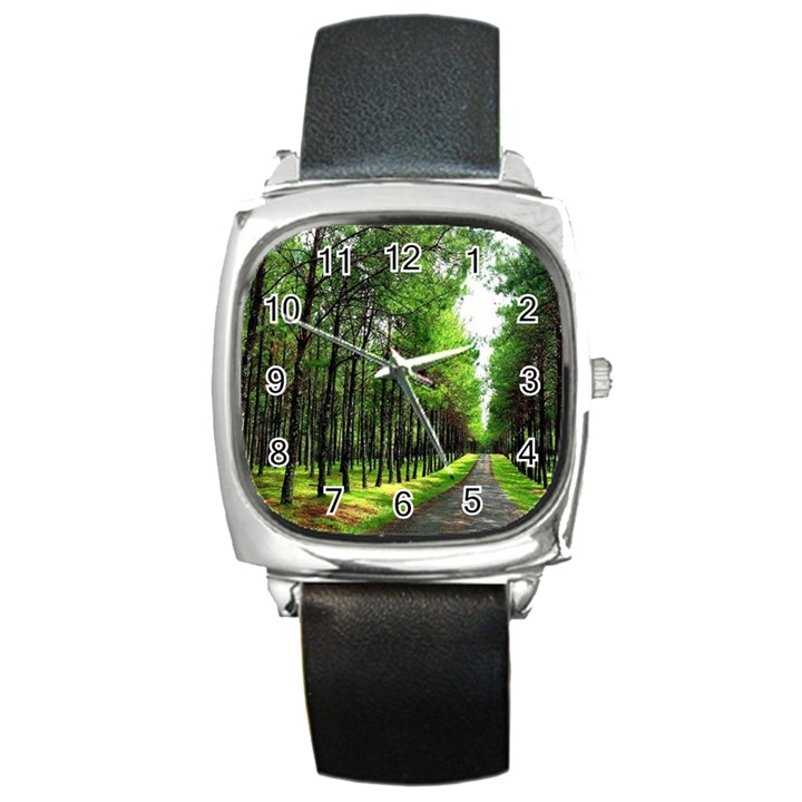 Land4 Square Metal Watch