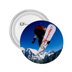 Snowboard Sport Airborne Regular Button (round)