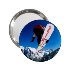 Snowboard Sport Airborne Handbag Mirror