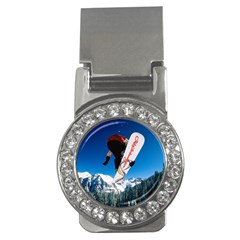 Snowboard Sport Airborne Money Clip (cz)